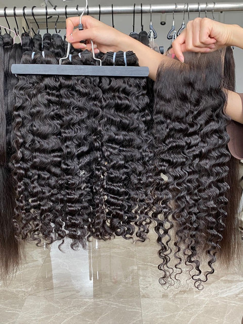 Burmese curly x HD Lace and 3 bundles